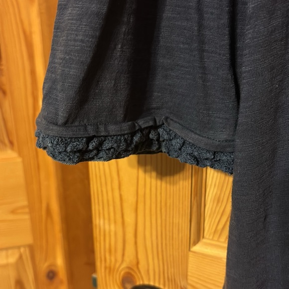 April Cornell Dark Blue Button Down Shirt - Picture 5 of 10